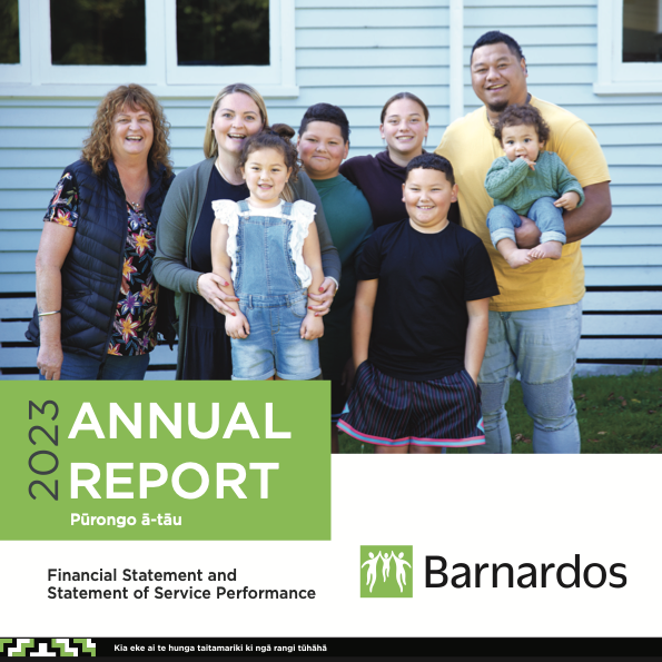 Cover of the Barnardos annual report project summary